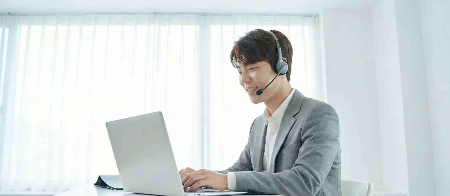 남은 폭 상담을 진행하는 장면을 담은 참고 사진